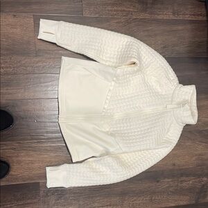 Women's Cream Quilted Jacket